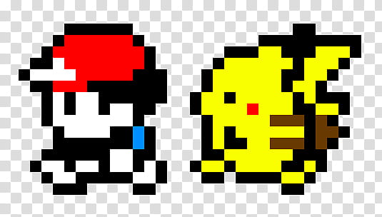 Pokemon Yellow character and Pikachu sprites, Pokemon Pikachu and Ash illustration transparent background PNG clipart