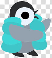 The icons of pretty penguin babies, pengui-job- transparent background PNG clipart