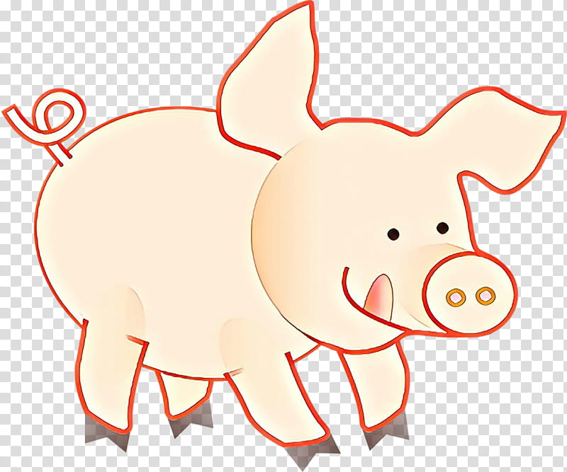 Pig, Drawing, Large White Pig, Three Little Pigs, Agriculture, Snout, Cartoon, Suidae transparent background PNG clipart