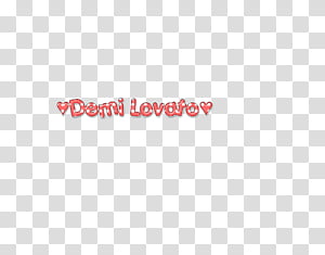 Texto de Demi Lovato transparent background PNG clipart thumbnail