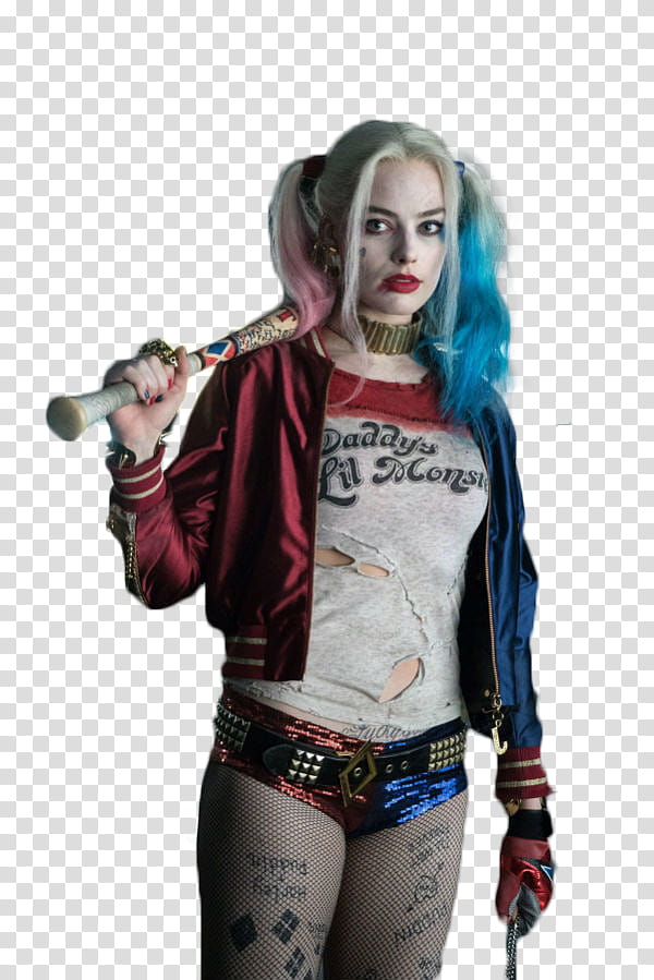 ii HARLEY QUINN, Margot Robbie as Harley Quinn transparent background PNG clipart