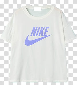 AESTHETIC, white Nike crew-neck shirt transparent background PNG ...