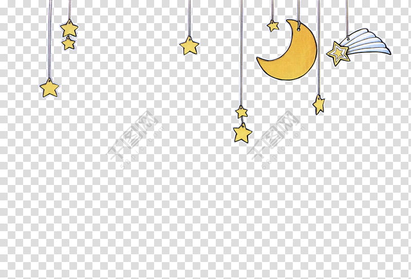 Cartoon Moon, Star, Cartoon, Fundal, Yellow, Line, Interior Design transparent background PNG clipart