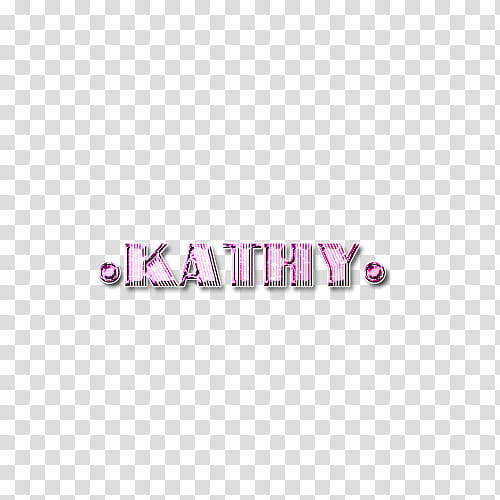 Texto Kathy transparent background PNG clipart