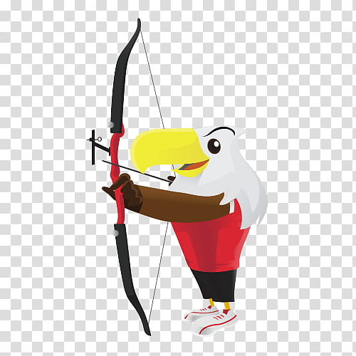 Bow And Arrow, Mascot, Target Archery, Athlete, Game, Cartoon, Asian Para Games, Jakarta Palembang 2018 Asian Games transparent background PNG clipart