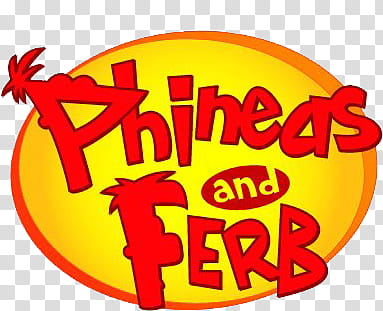 phineas y ferb, Phineas and Ferb logo transparent background PNG clipart