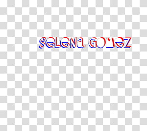 Selena Gomez texto transparent background PNG clipart thumbnail