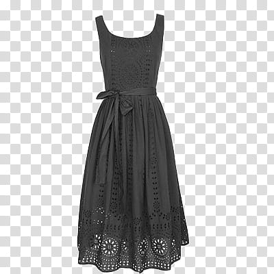 CLOTHING, women's black sleeveless dress transparent background PNG clipart