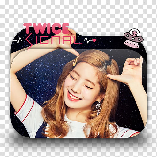 TWICE SIGNAL Folder Icons, Dahyun transparent background PNG clipart