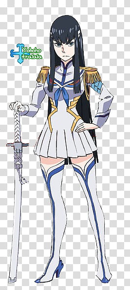 Kill La Kill Render Satsuki Kiryuin transparent background PNG clipart