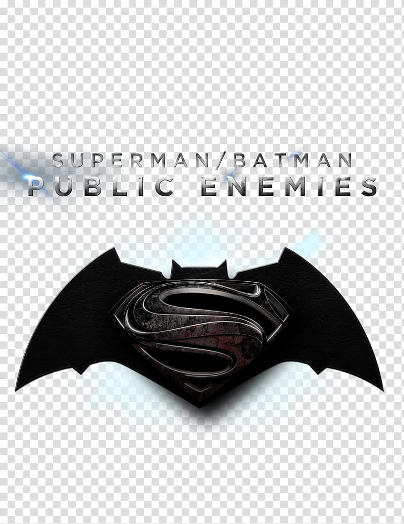 SUPERMAN BATMAN PUBLIC ENEMIES  LOGO, Batman VS Superman logo transparent background PNG clipart
