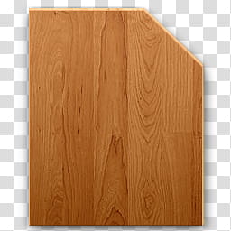 Wood icons for file types, default, brown wooden board transparent background PNG clipart