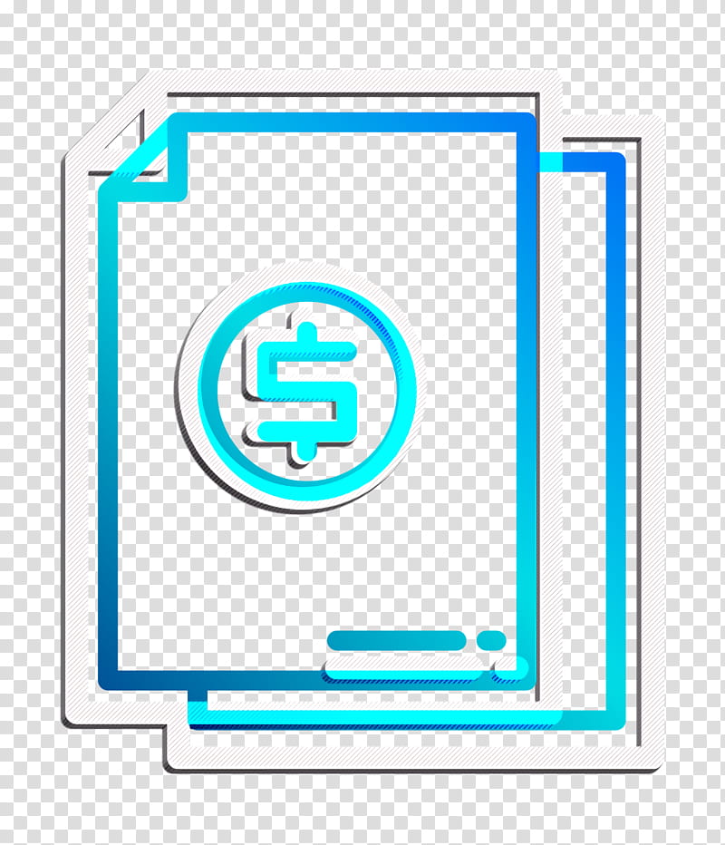 Money Funding icon Document icon Files and folders icon, Line, Rectangle transparent background PNG clipart