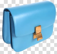 LightBlue Blue Bags, blue leather evening bag illustration transparent background PNG clipart