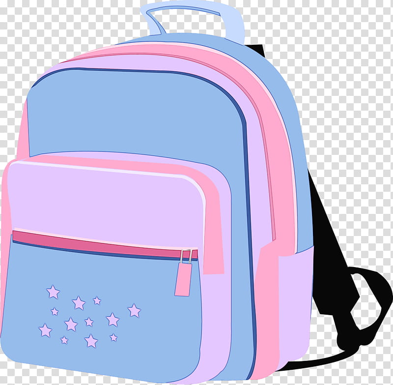 bag backpack pink turquoise luggage and bags, Watercolor, Paint, Wet Ink, Magenta, Hand Luggage, Baggage, Travel transparent background PNG clipart