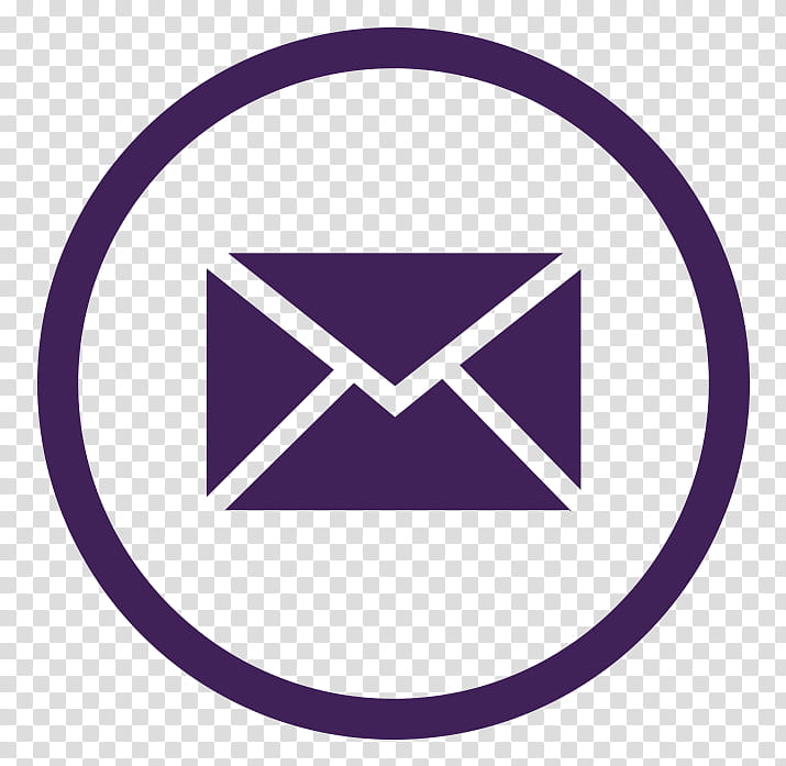 Email Icon, Email Attachment, Mobile Phones, Icon Design, Symbol, Flat Design, Purple, Violet transparent background PNG clipart