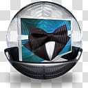 Sphere   , black bow tie illustration transparent background PNG clipart