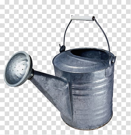 gray watering can transparent background PNG clipart