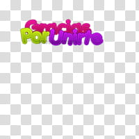 Gracias Por Unirte transparent background PNG clipart