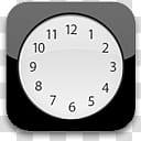 iPhone Icons HQ, clock blank transparent background PNG clipart