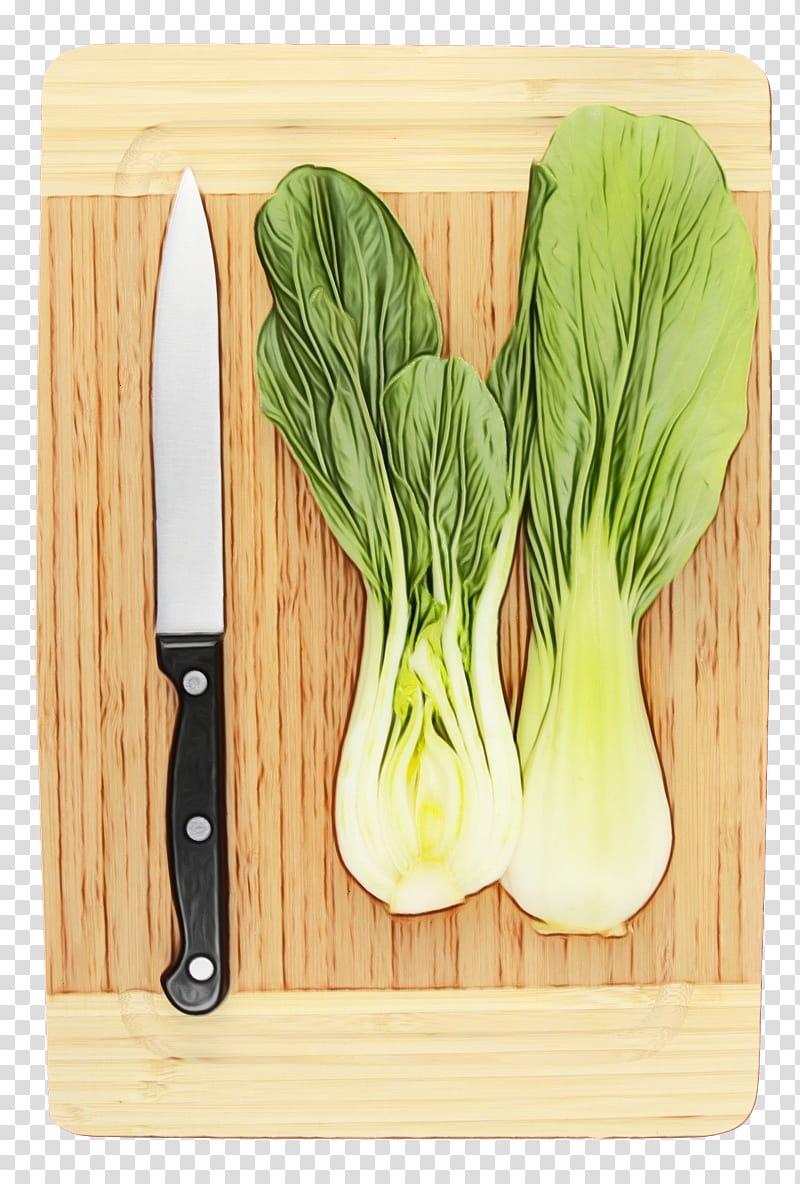 vegetable food cutting board leaf vegetable plant, Watercolor, Paint, Wet Ink, Fennel, Chinese Cabbage, Cruciferous Vegetables, Leek transparent background PNG clipart