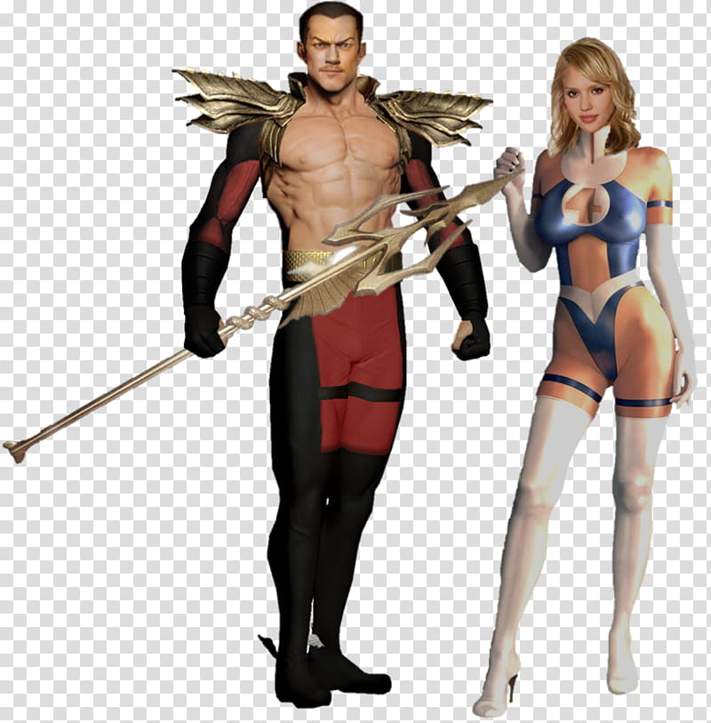 Namor and Sue Storm transparent background PNG clipart