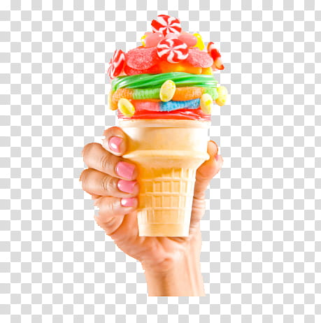 Lindos PEDIDO, person holding ice cream cone transparent background PNG clipart