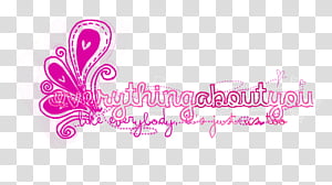 Textos, pink texts transparent background PNG clipart thumbnail