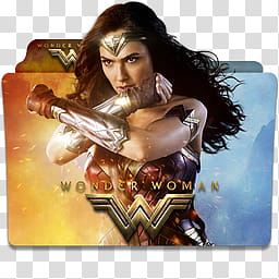 Wonder Woman  Folder Icon Pack, Wonder Woman v x transparent background PNG clipart