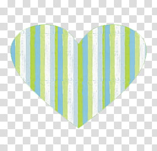 Hearts, green, blue, and white striped heart illustration transparent background PNG clipart
