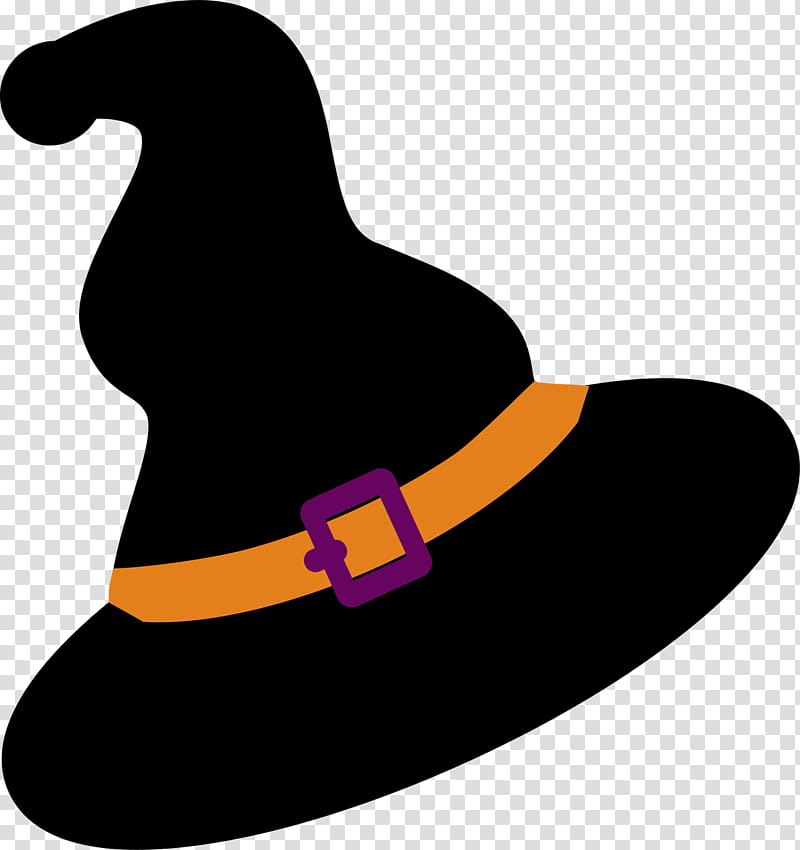Witch, Witch Hat, Silhouette, Headgear, Cap transparent background PNG clipart