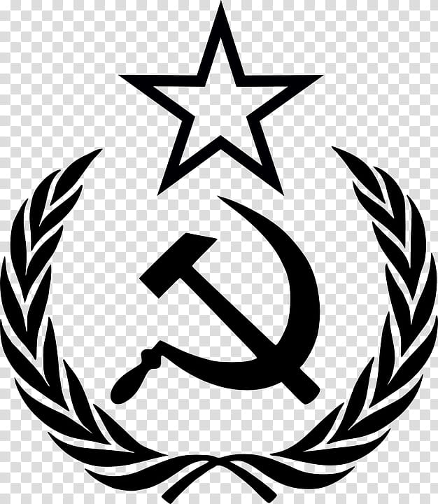 Hammer And Sickle, Soviet Union, Wreath, Red Star, Laurel Wreath, Communism, Flag Of The Soviet Union, Sticker transparent background PNG clipart