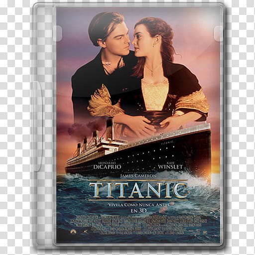 Titanic  Folder Icons, dvdcover transparent background PNG clipart