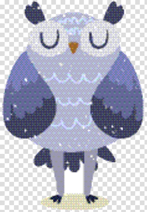 Owl, Purple, Beak, Cartoon, Bird Of Prey transparent background PNG clipart