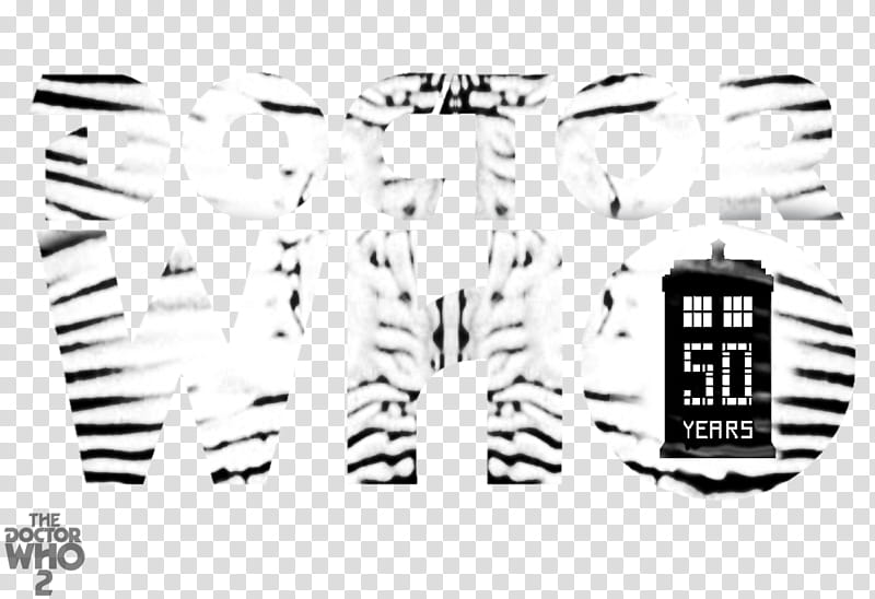 My Doctor Who th Anniversary Logo transparent background PNG clipart