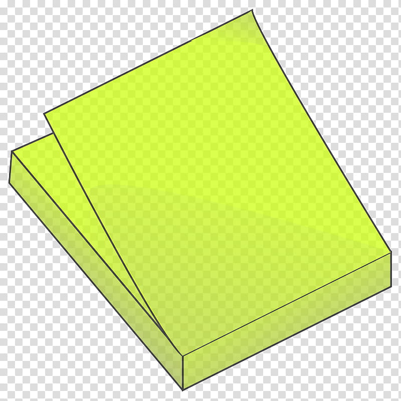 Post-it note, Green, Yellow, Postit Note, Paper Product, Rectangle, Square transparent background PNG clipart