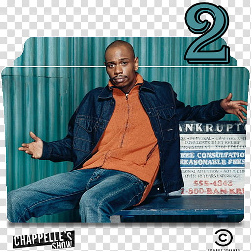 Chappelle Show series and season folder icons, Chappelle's Show S ( transparent background PNG clipart