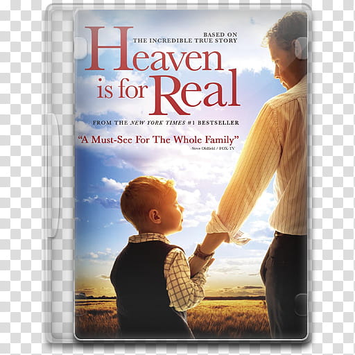 Movie Icon Mega , Heaven Is for Real, Heaven is for Real DVD case transparent background PNG clipart