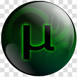 Black Pearl Dock Icons Set, BP Utorrent Green transparent background PNG clipart