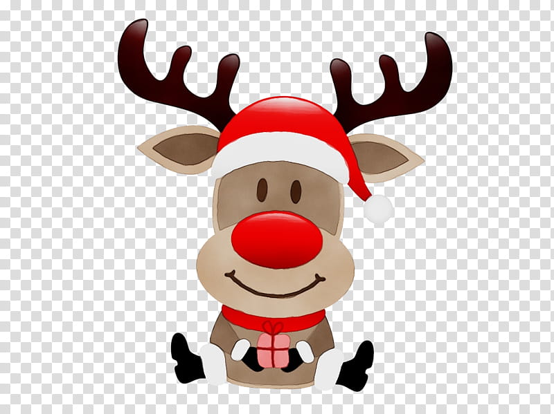 Santa Claus, Rudolph, Reindeer, Christmas Day, Santa Clauss Reindeer, Cartoon, Drawing, Video transparent background PNG clipart