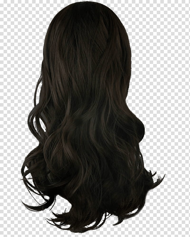 Hair, Wig, Hairstyle, Black Hair, Afrotextured Hair, Lace Wig, Artificial Hair Integrations, Long Hair transparent background PNG clipart