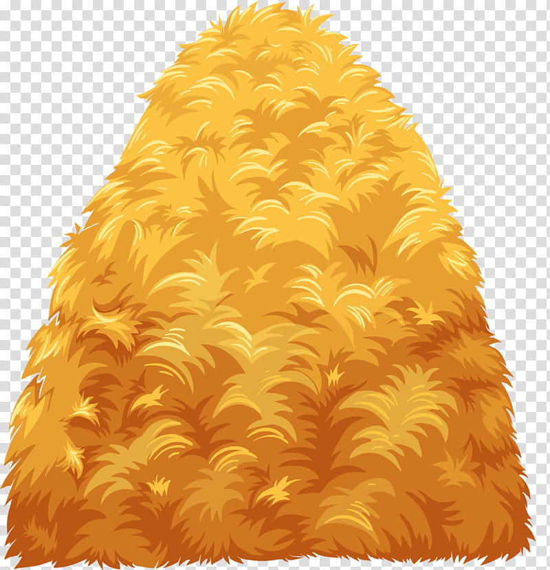 Straw, Hay, Baler, Haystack, Cartoon, Yellow, Orange, Feather transparent background PNG clipart
