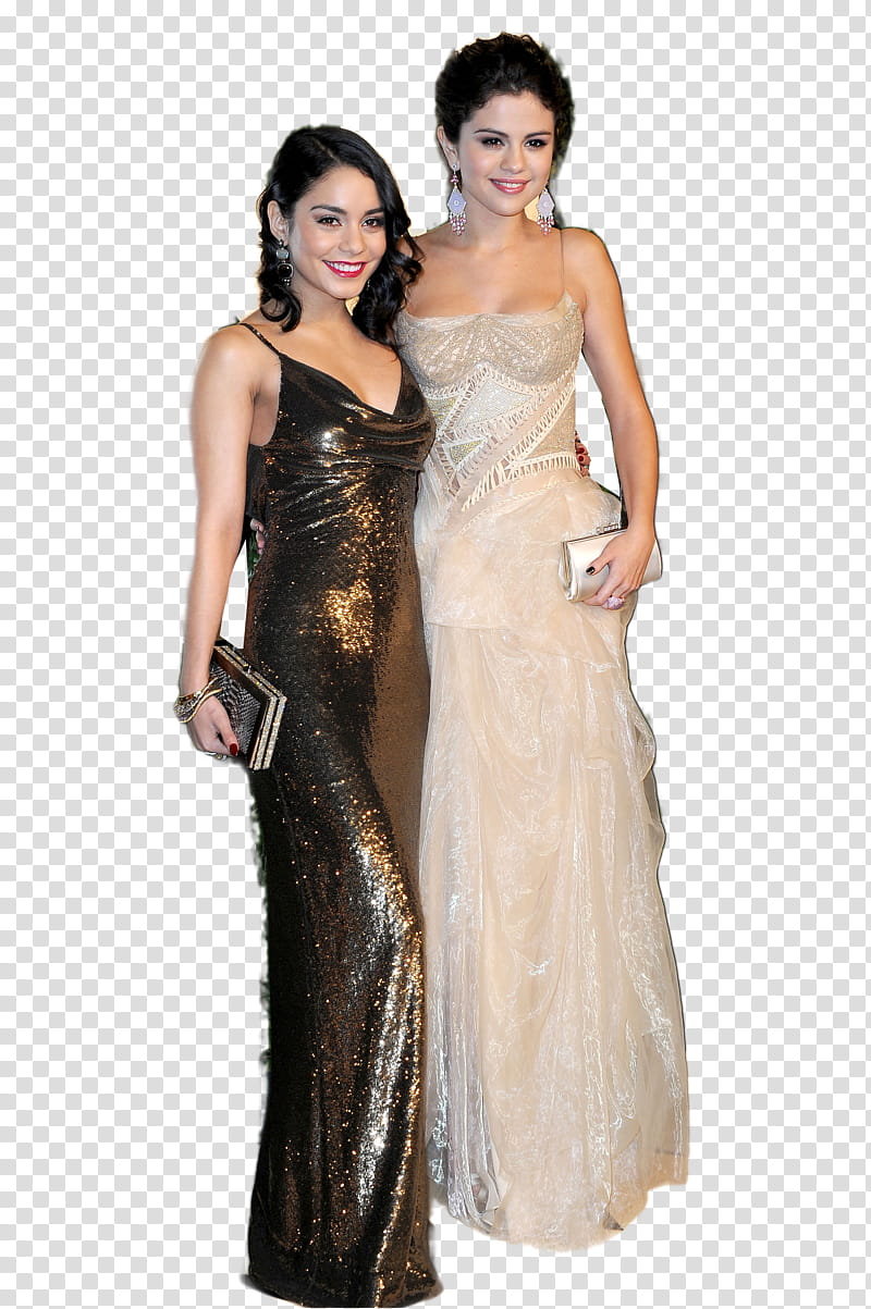 Selena Gomez and Vanessa hudgens transparent background PNG clipart