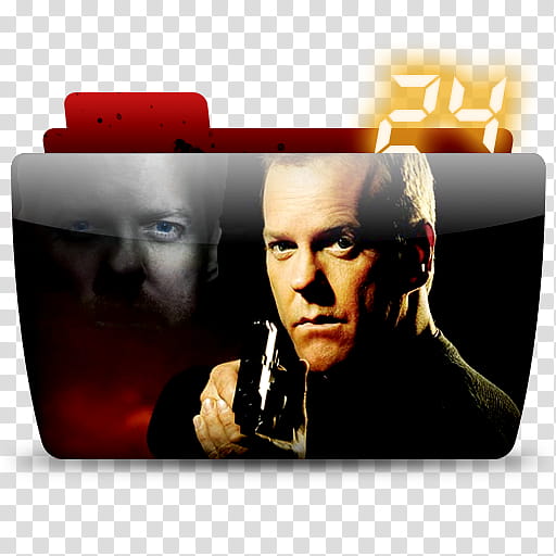 TV Folder Icons ColorFlow Set , , Jack Bauer transparent background PNG clipart