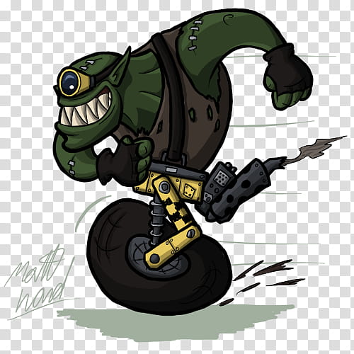 k: Headlong, green and black monster cartoon character transparent background PNG clipart