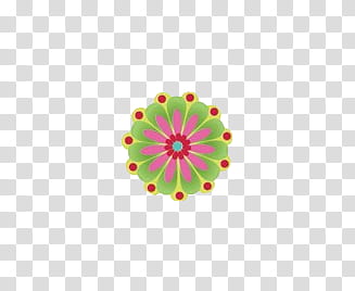 Summer , green, yellow, and pink flower illustration transparent background PNG clipart