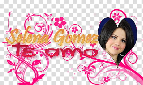 Texto Selena Te Amo transparent background PNG clipart