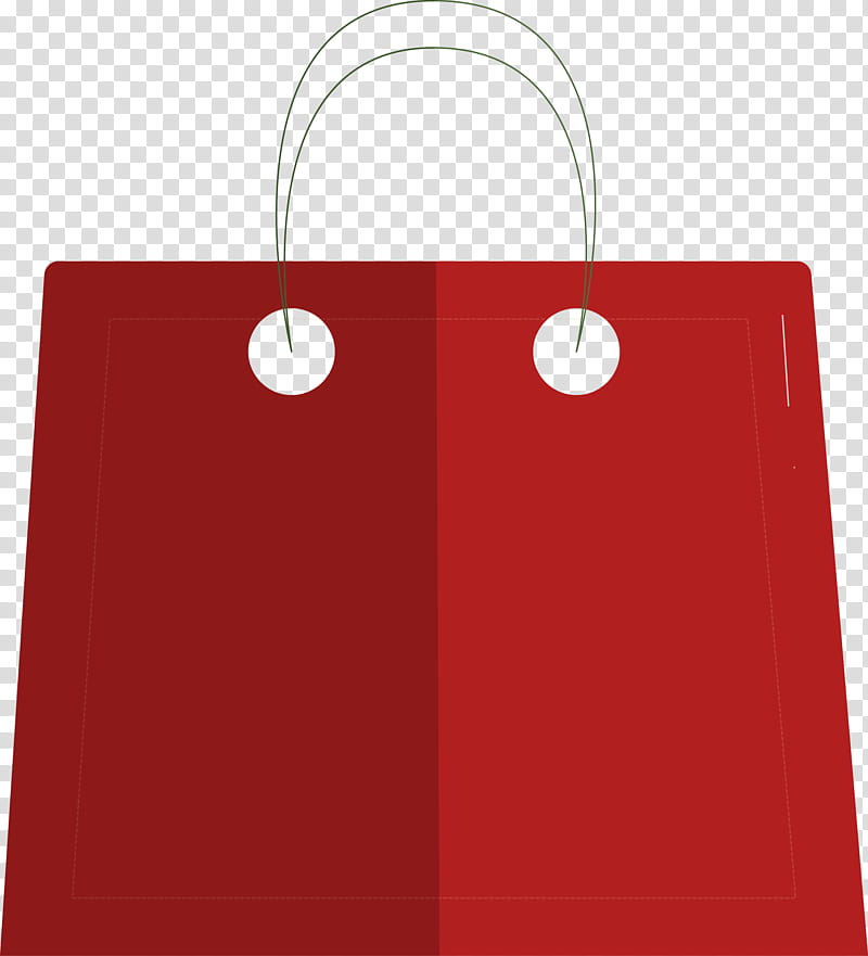 Christmas shopping bag, Red, Material Property, Rectangle, Handbag, Circle transparent background PNG clipart