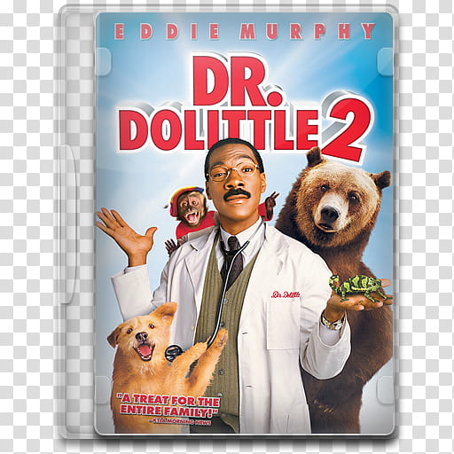 Movie Icon Mega , Dr Dolittle , Dr. Dolittle  movie case transparent background PNG clipart