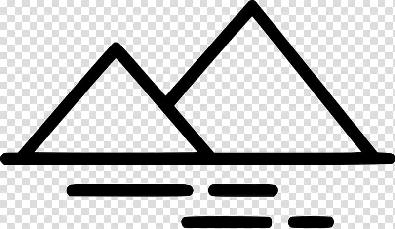 Mountain, Hill, Symbol, Pictogram, Landscape, Triangle, Line transparent background PNG clipart